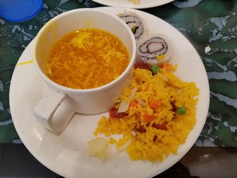 Egg Drop Soup Sushi Fried Rice